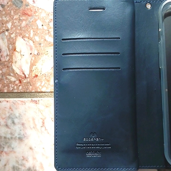 NWT iPhone 12 Diary/Wallet Case Navy - Picture 3 of 12